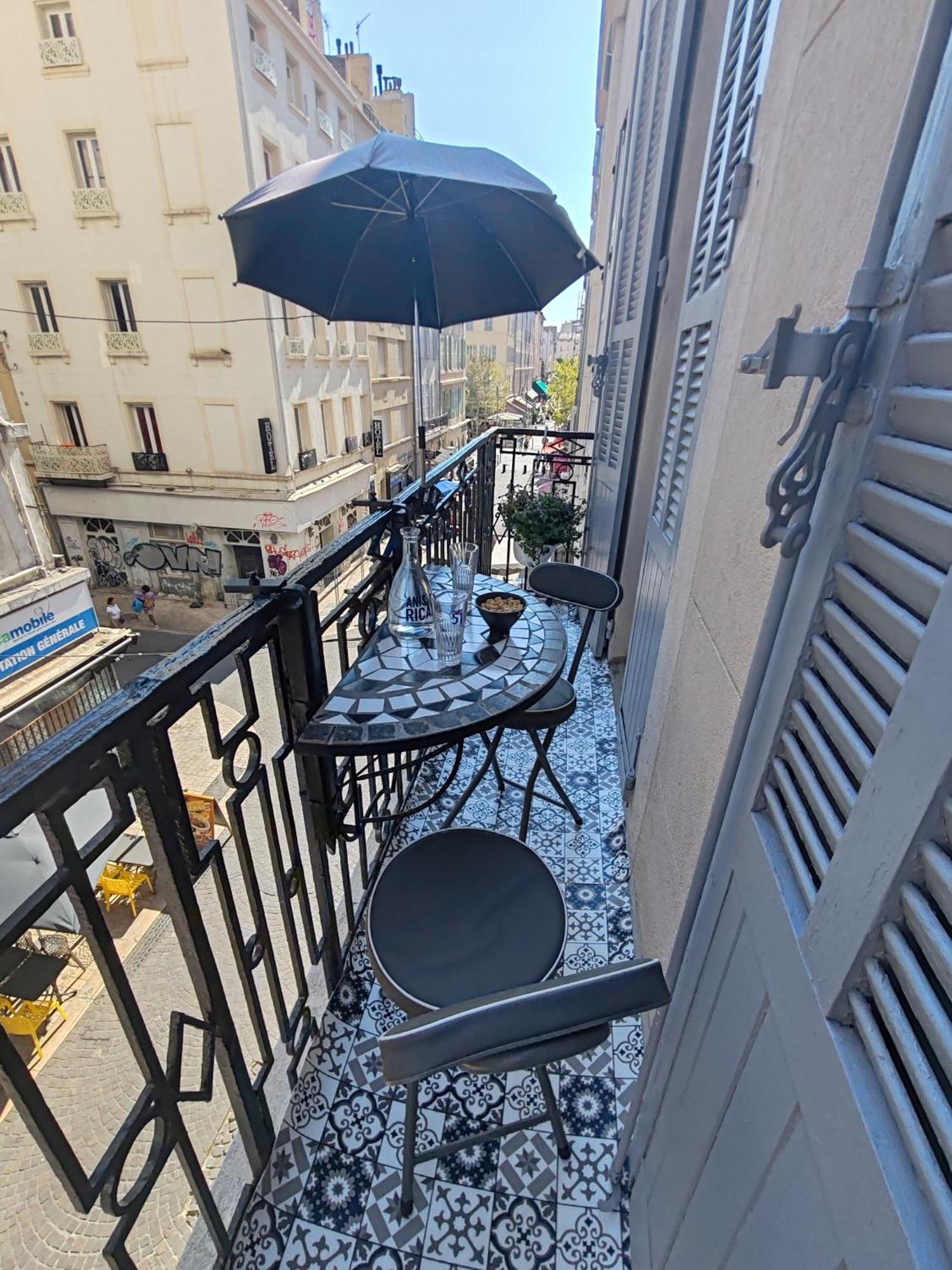 マルセイユT3 Grand Balcon Au Coeur Du Vieux Portアパートメント エクステリア 写真