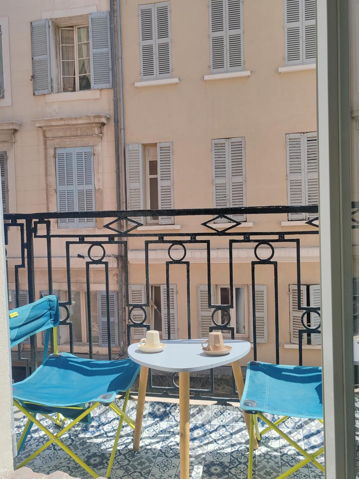 マルセイユT3 Grand Balcon Au Coeur Du Vieux Portアパートメント エクステリア 写真